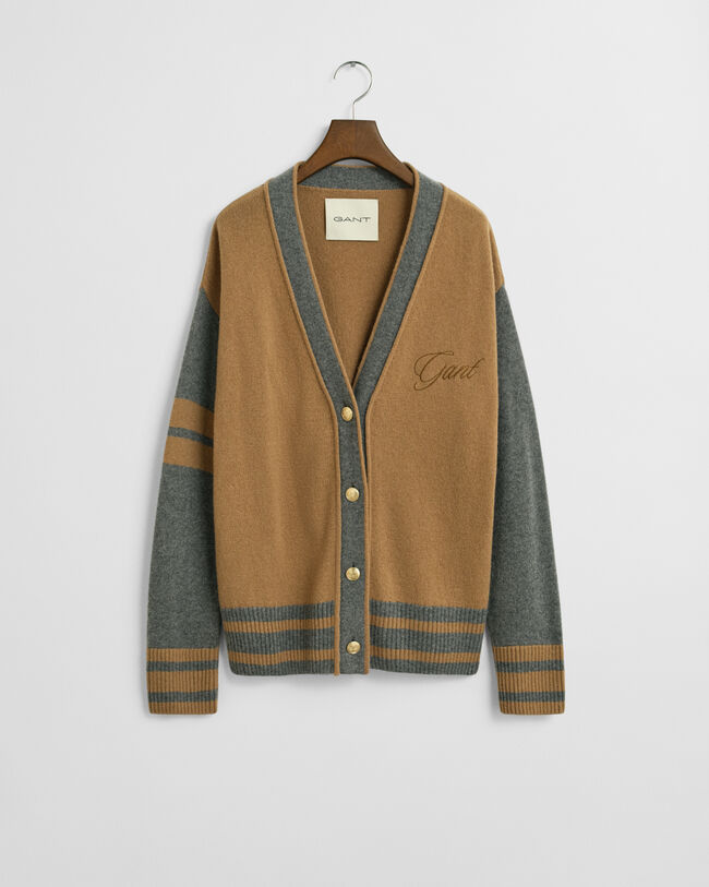 Cárdigan con cuello de pico GANT Varsity