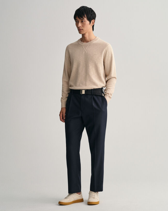 Jersey de cuello redondo Cotton Flamme