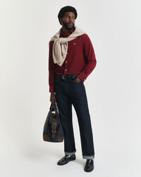 Camisa Regular Fit de pana de algodón