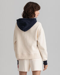 Sudadera con capucha con bloques de color