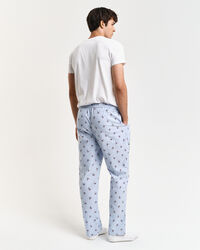Pantalones de pijama Oxford con estampado de esquí