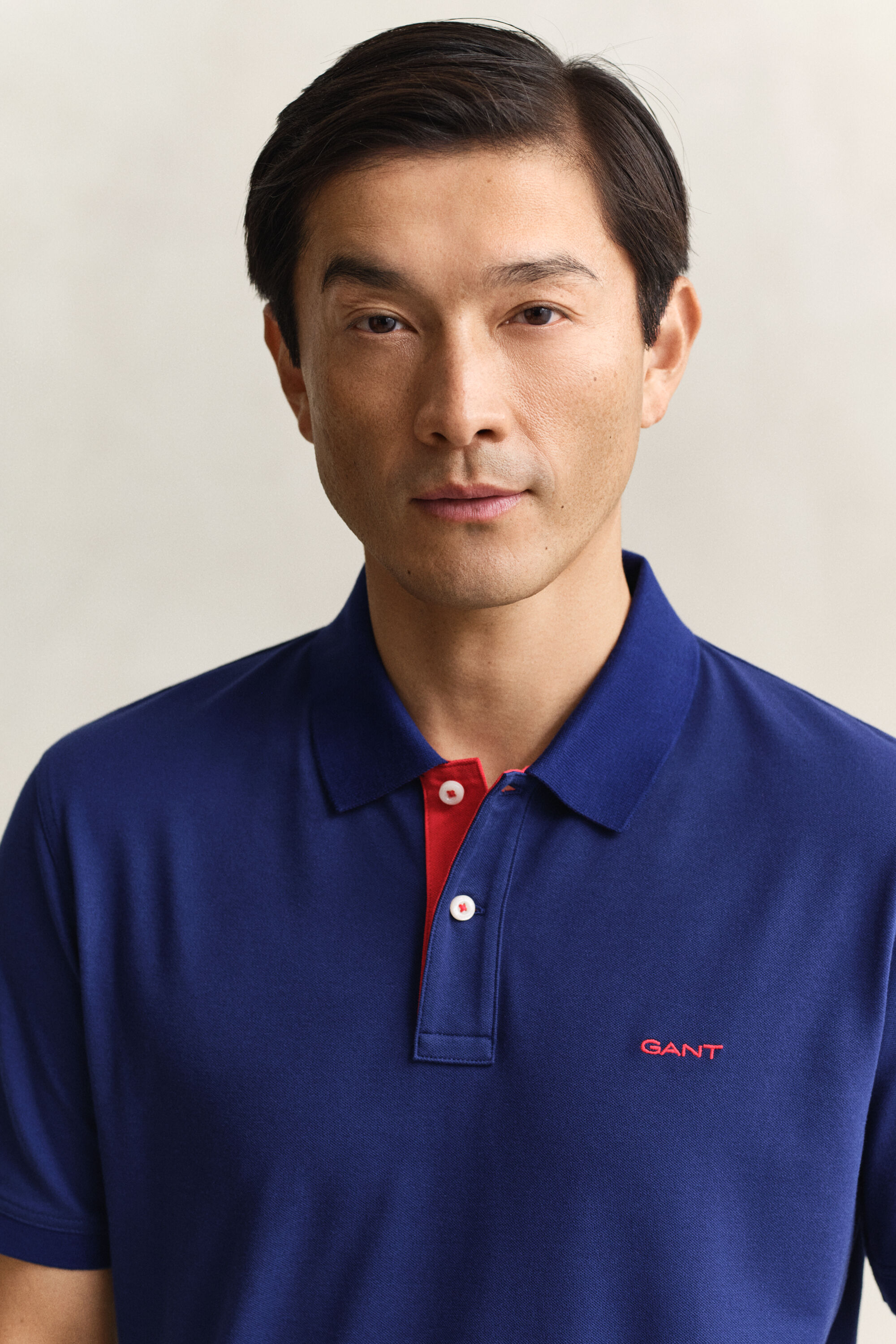 Polo de piqué en contraste