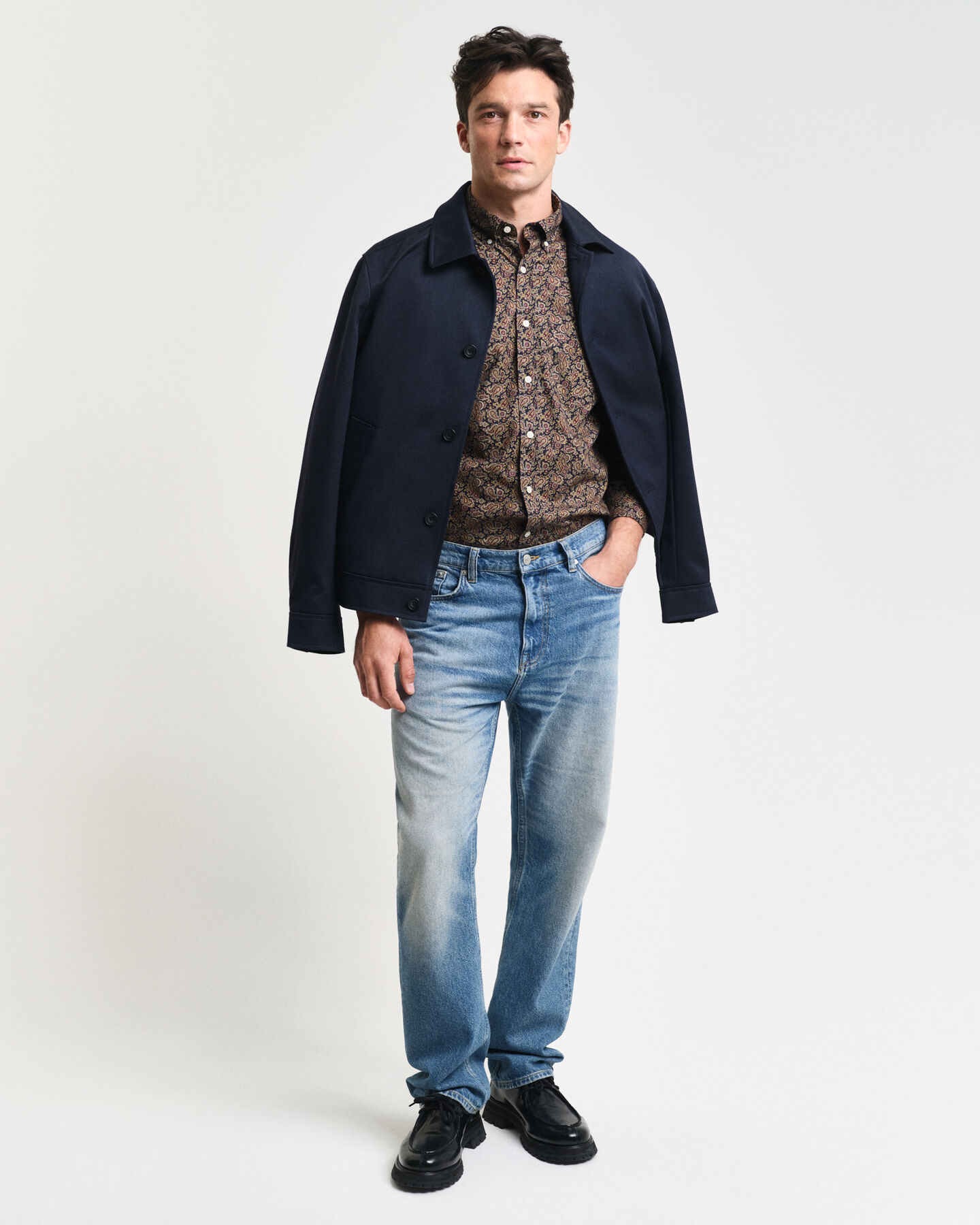 Camisa con estampado de cachemir Regular Fit