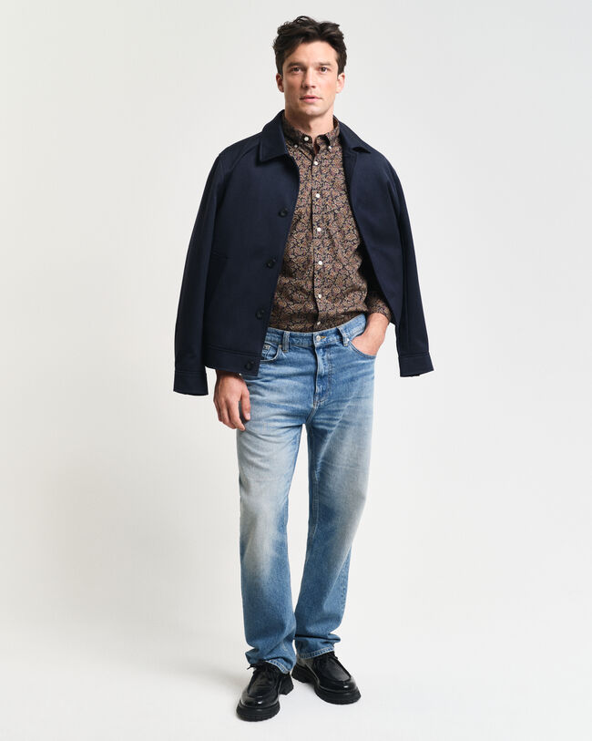 Camisa con estampado de cachemir Regular Fit