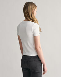 Camiseta acanalada Shield Teen Girls