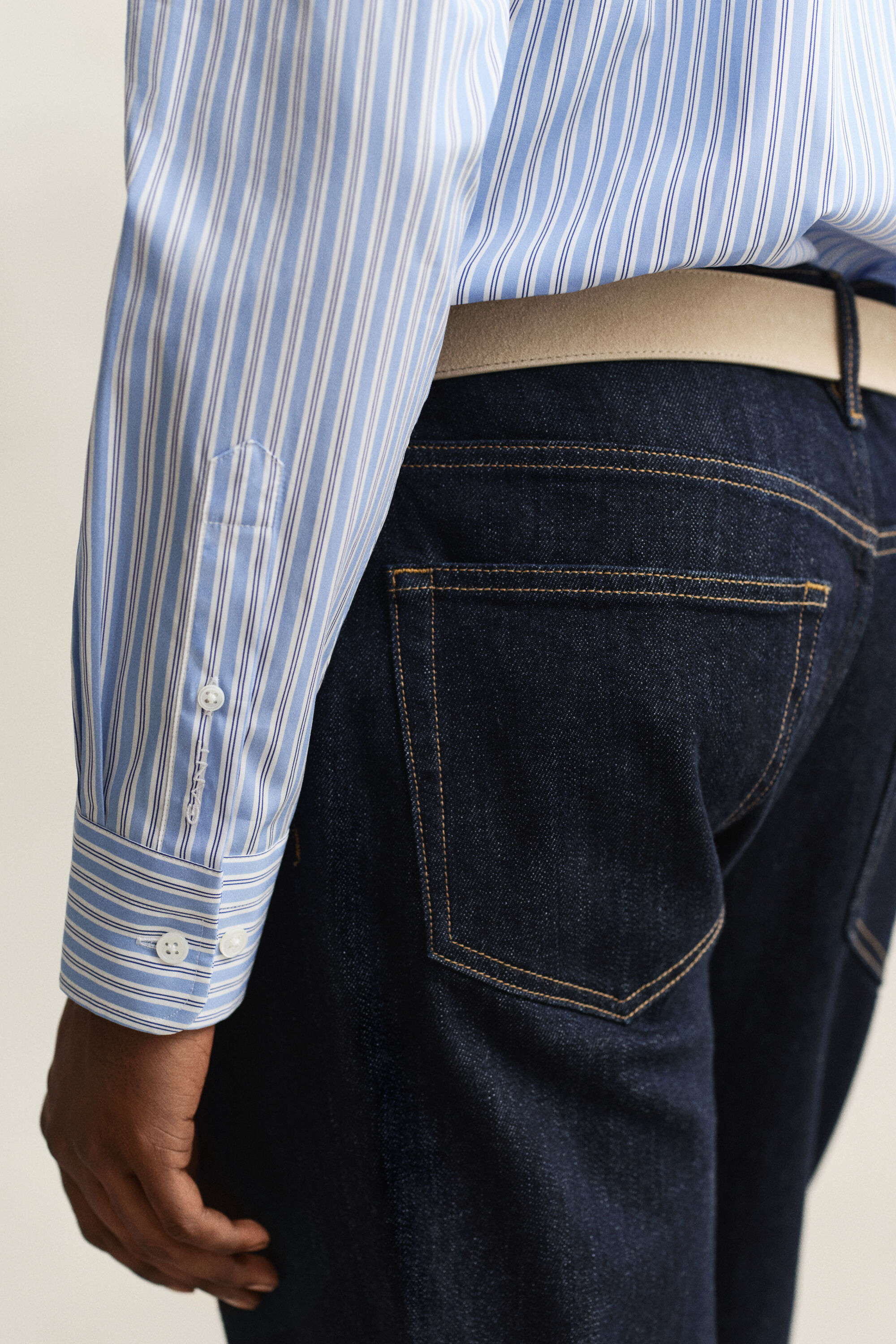 Camisa de vestir de popelina