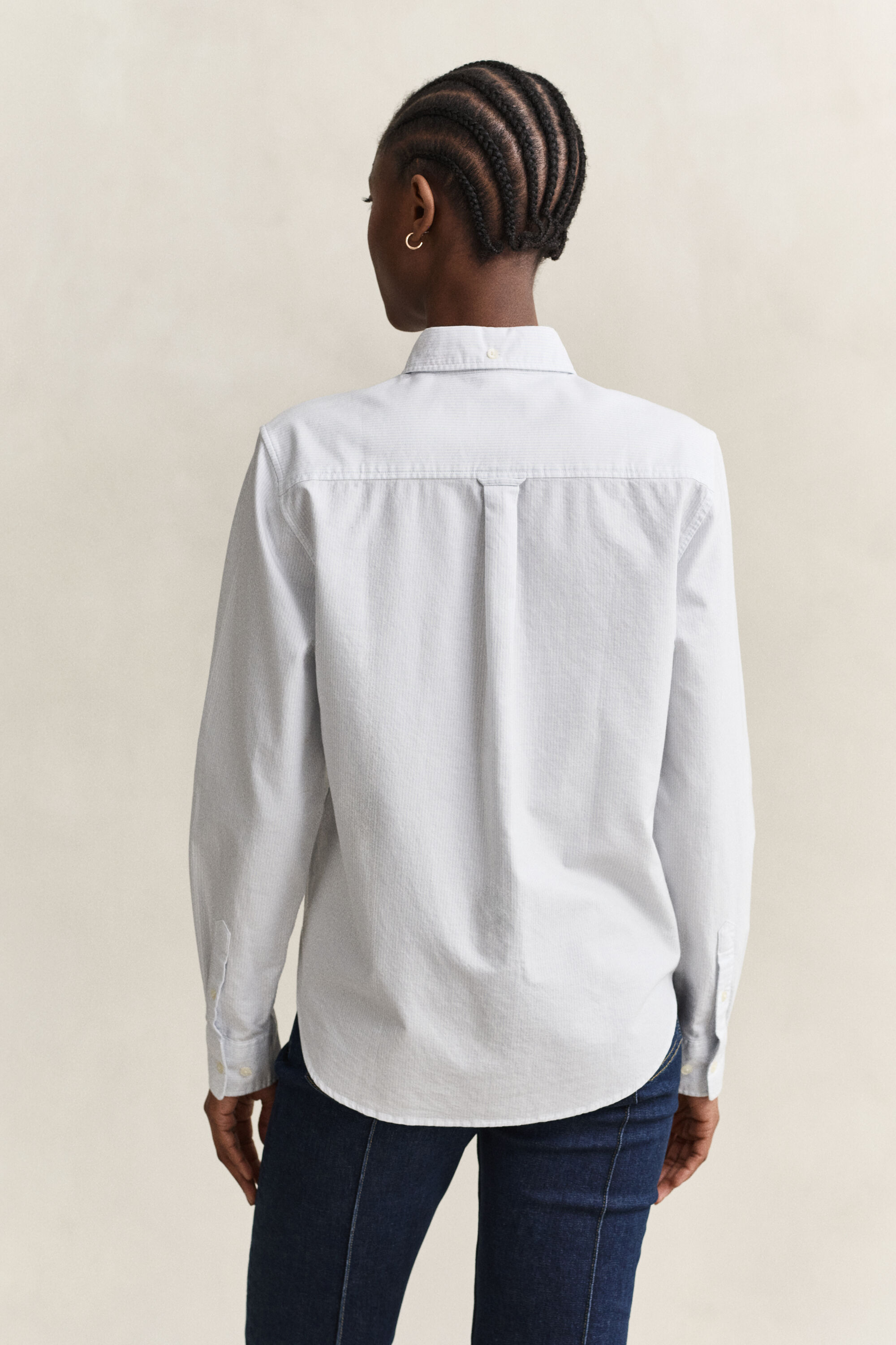 Camisa Oxford clásica a rayas