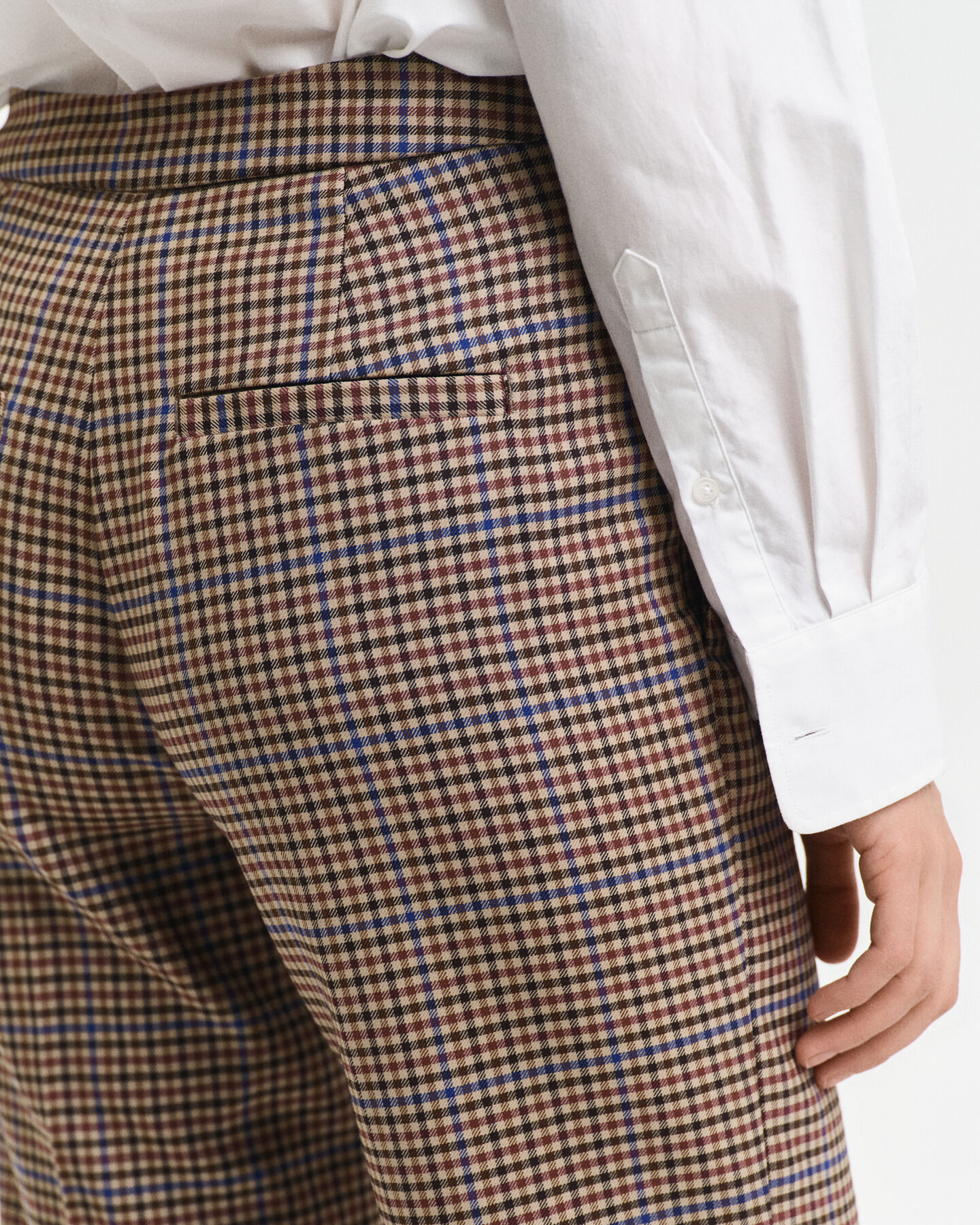 Pantalones de vestir de largo acortado