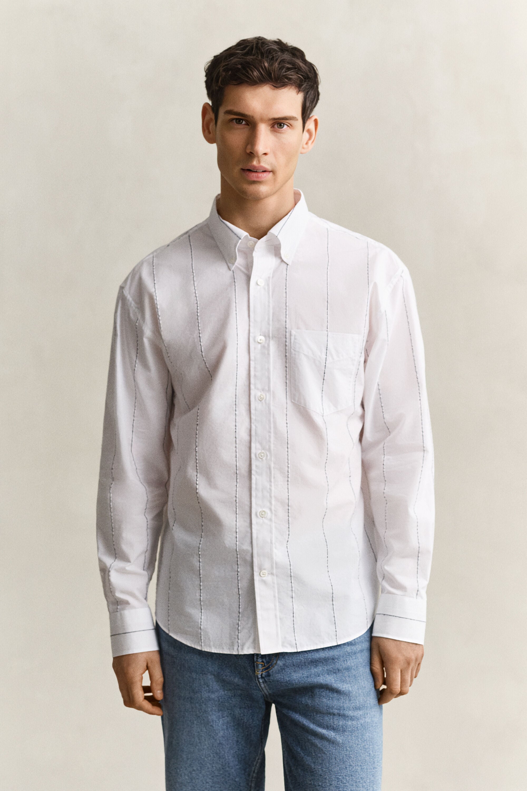 Camisa de chenilla texturizada