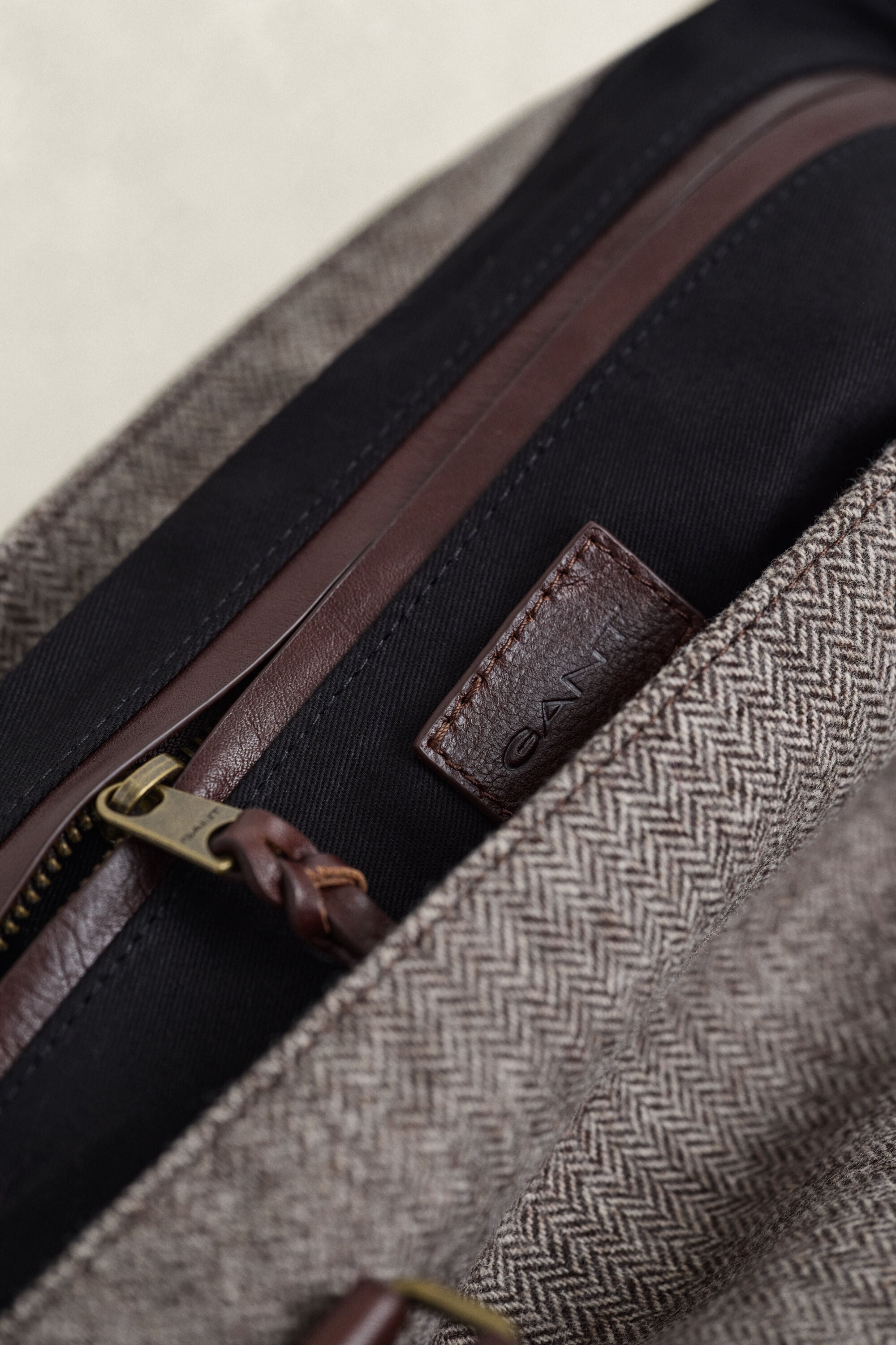 Bolso tote de lana