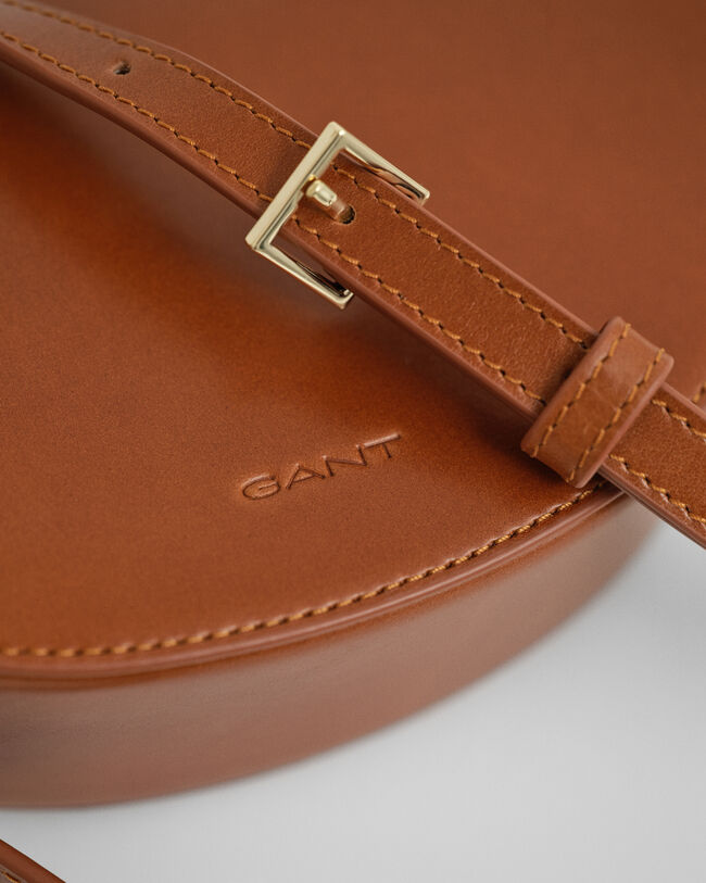 Bolso de hombro en piel