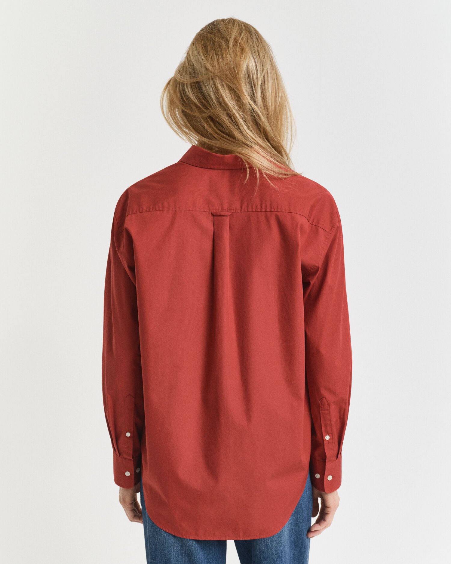 Camisa Relaxed Fit clásica de popelina