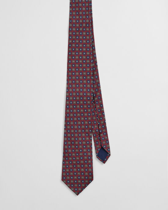 Corbata con estampado de fular