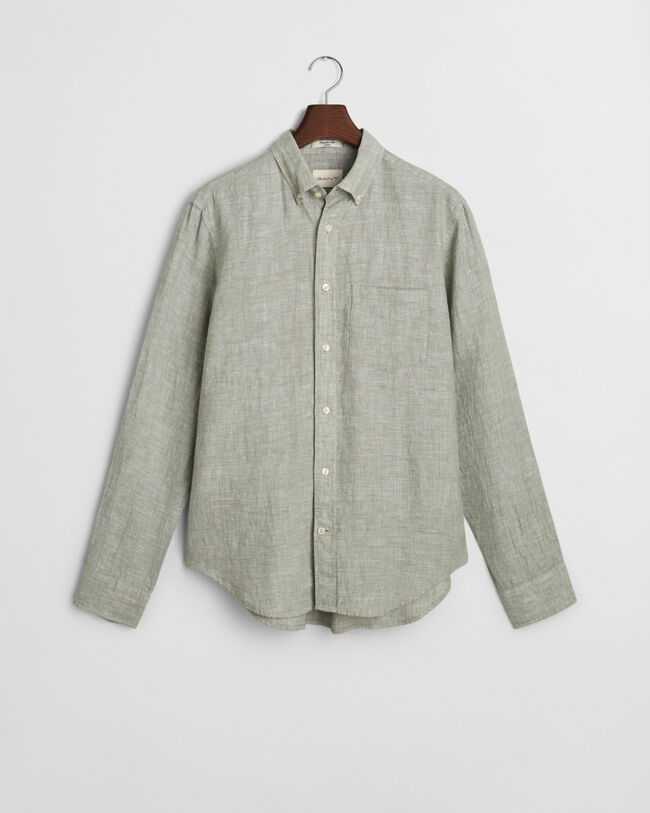 Camisa Regular Fit de lino