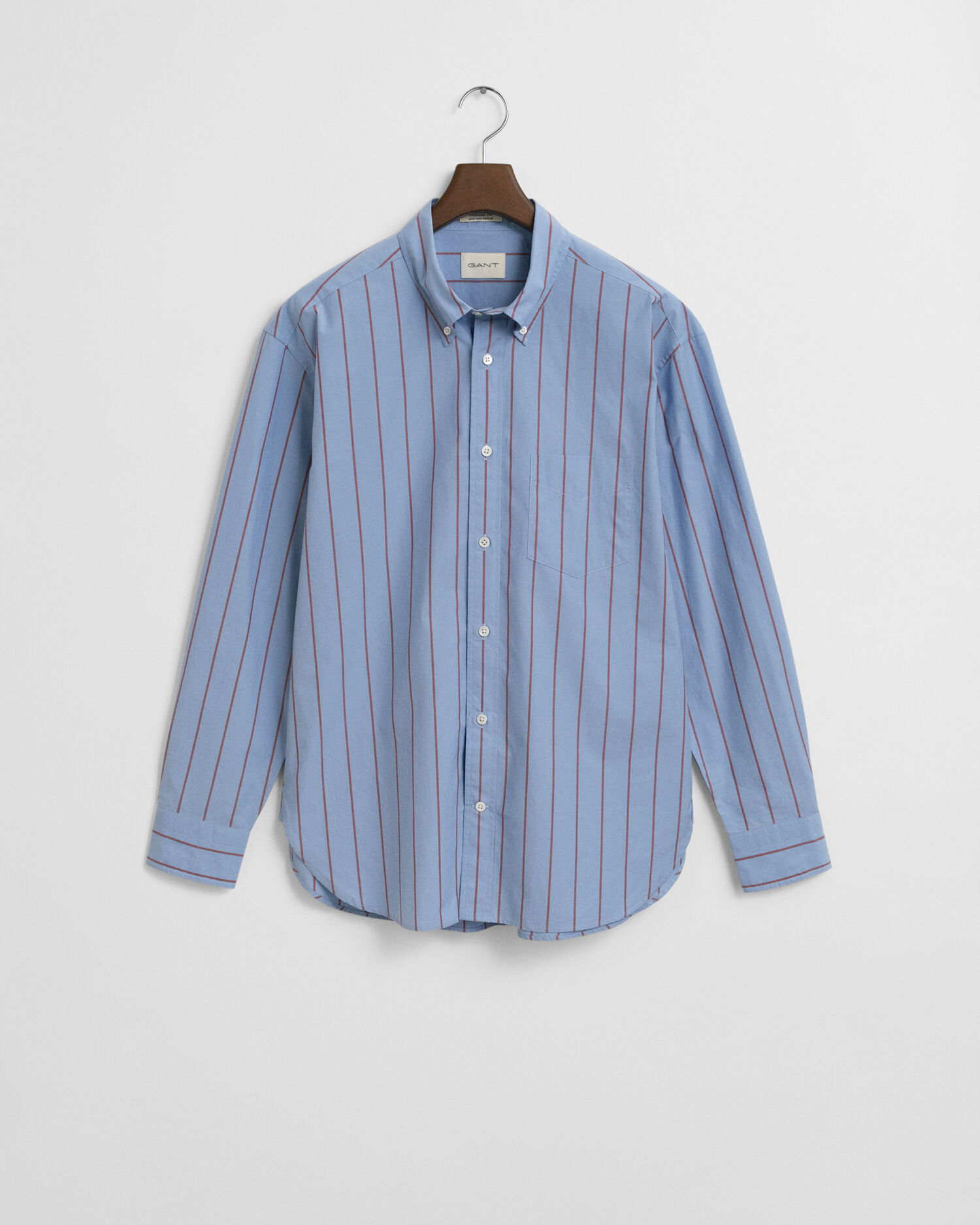 Camisa Relaxed Fit Heritage Poplin a rayas