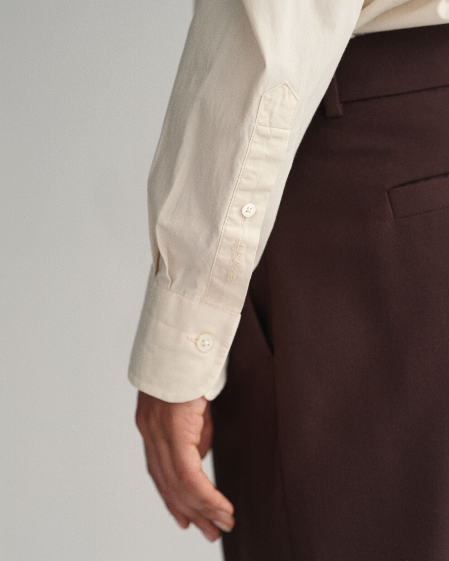 Camisa extragrande de popelina Compact