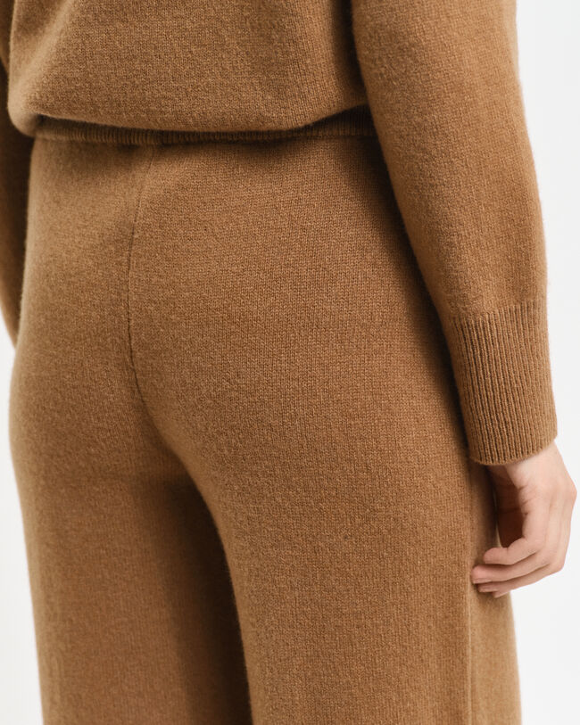 Pantalones de punto de lana