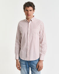 Camisa Regular Fit de popelina a rayas Archive