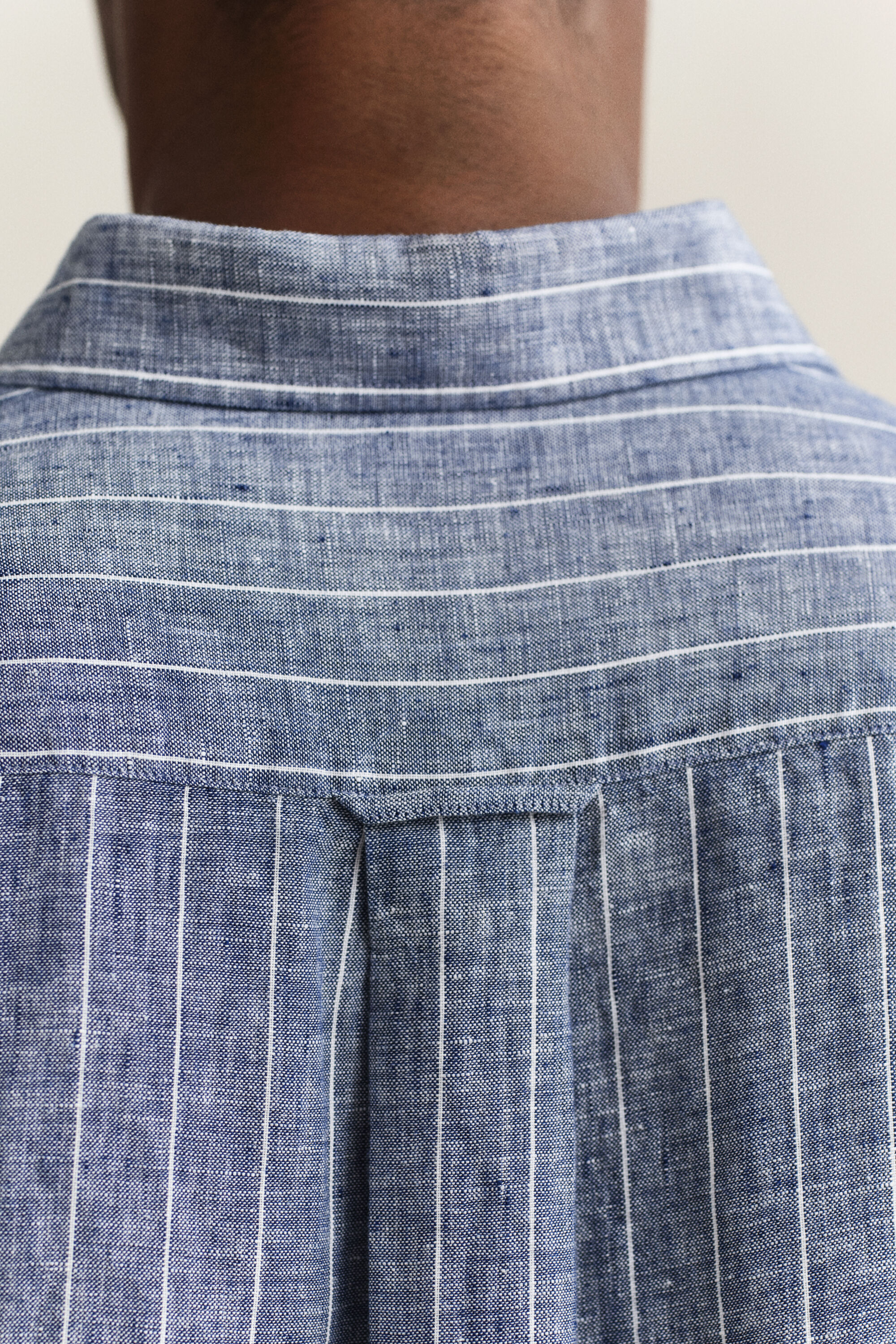 Camisa de lino a rayas