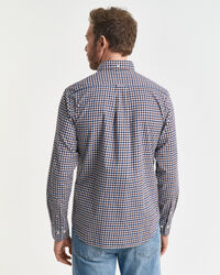 Camisa Regular Fit de sarga a cuadros Vichy