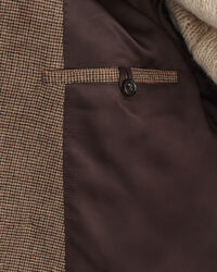 Americana de traje con estampado de pata de gallo