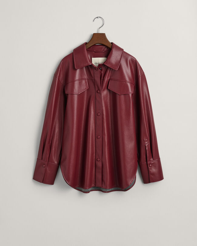 Sobrecamisa de piel sintética