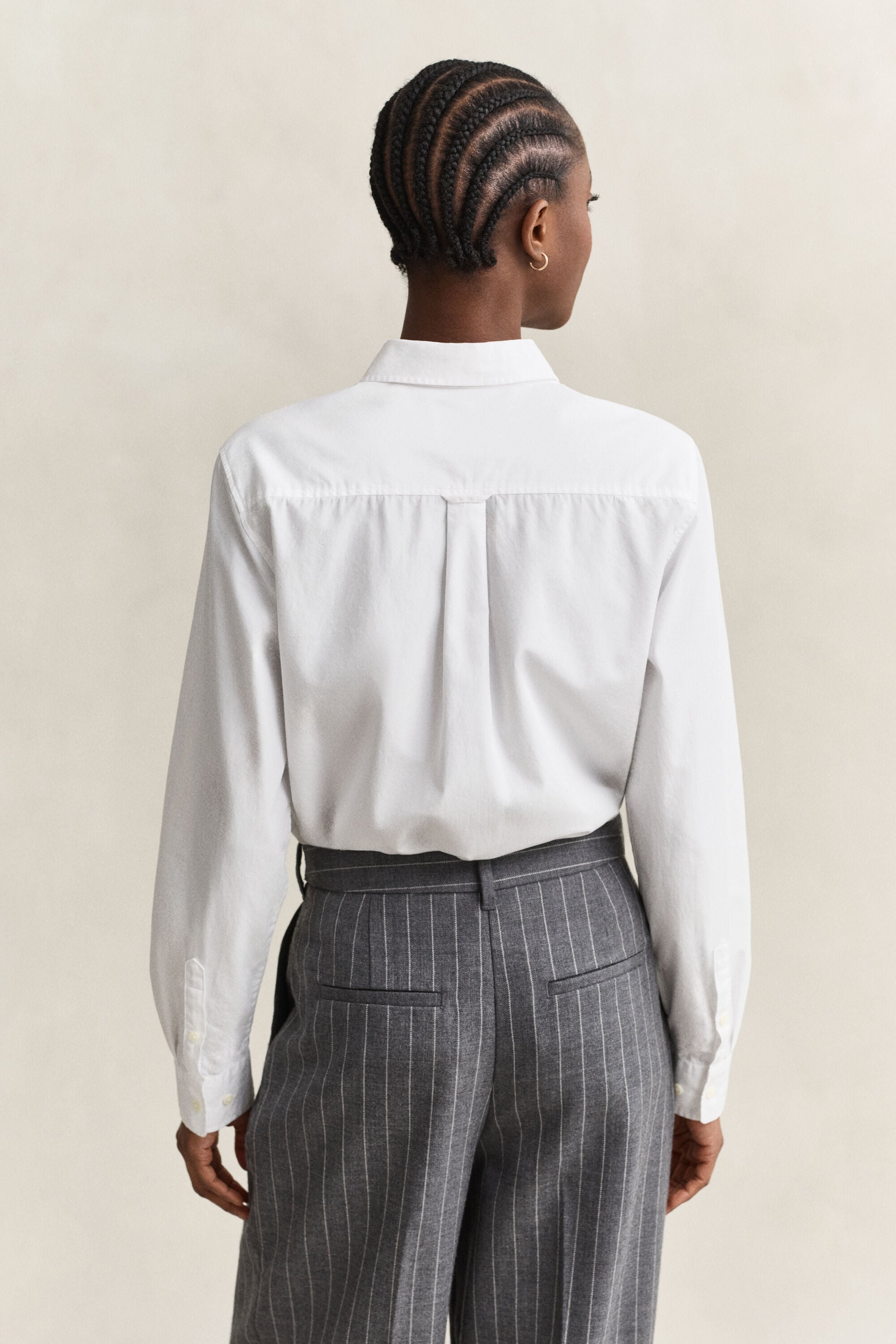 Camisa de popelina Regular Fit clásica