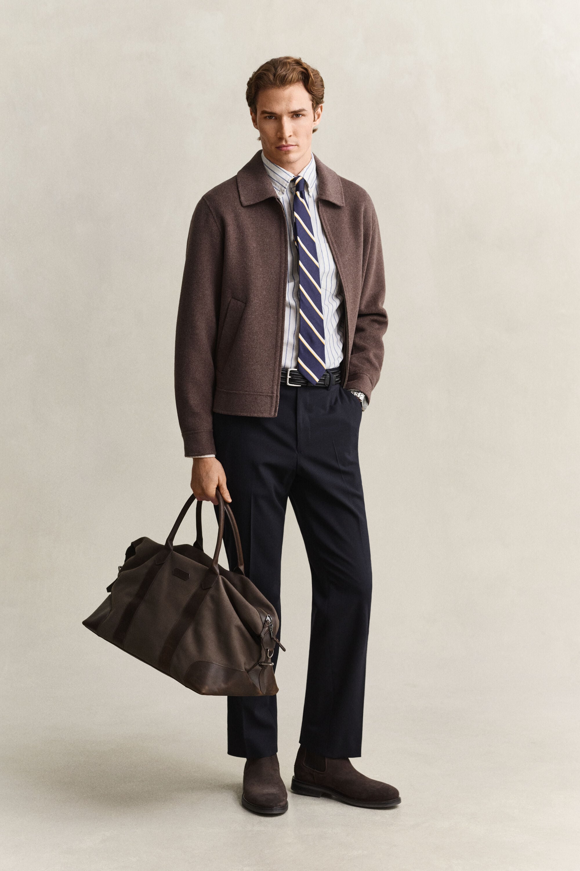 Camisa Oxford clásica a rayas