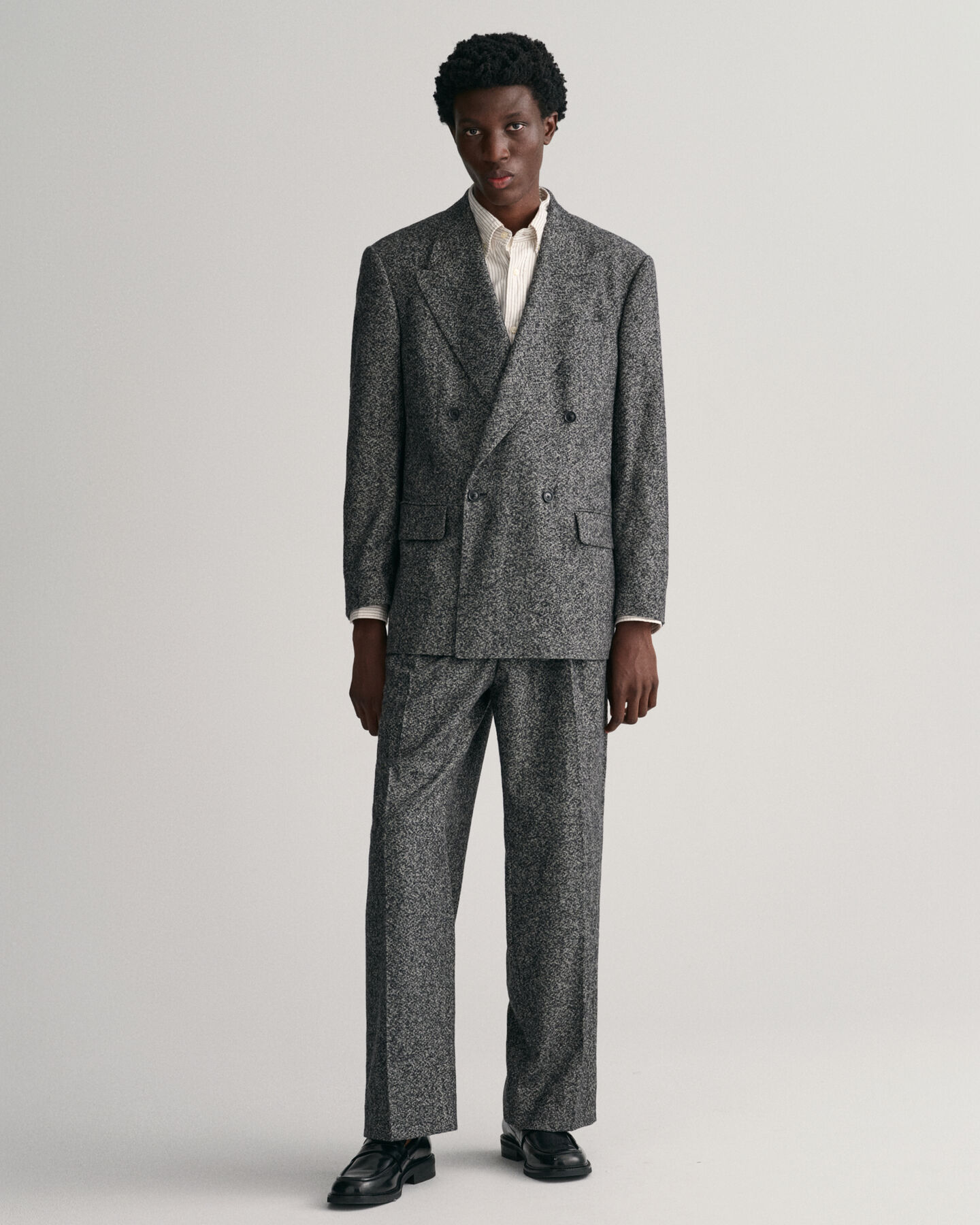 Americana extragrande de tweed