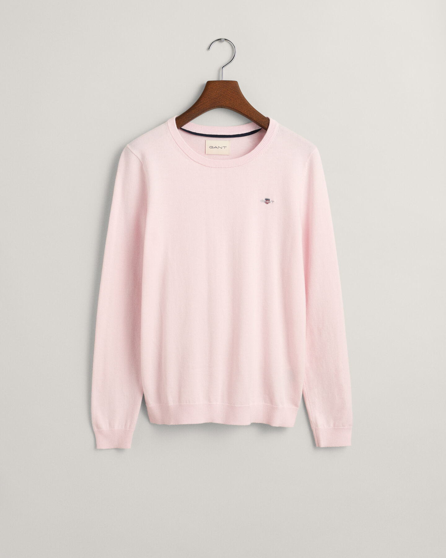 Jersey de cuello redondo de algod&oacute;n Seasonal Essential