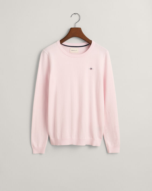 Jersey de cuello redondo de algod&oacute;n Seasonal Essential