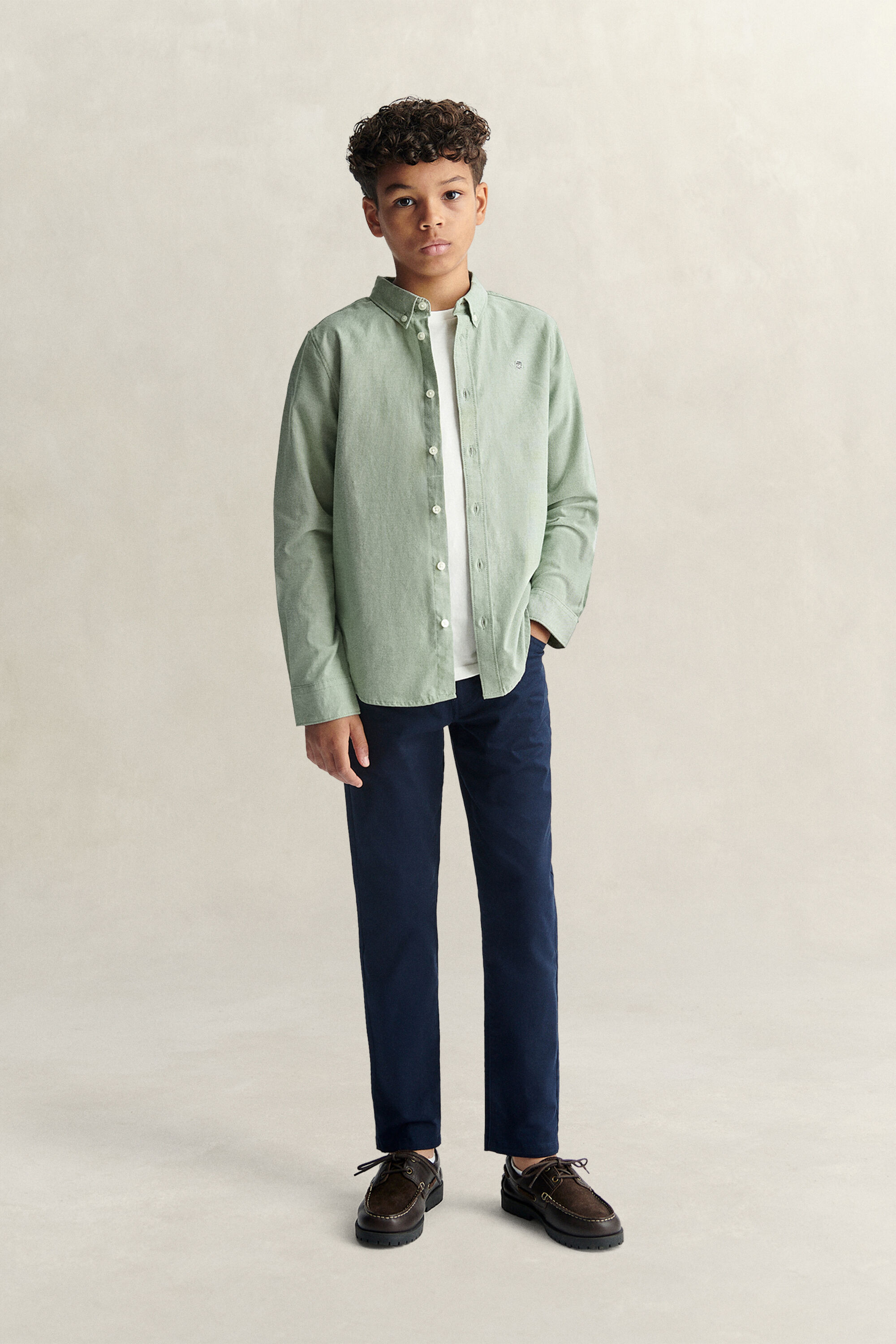 Camisa Oxford Shield Teen Boys