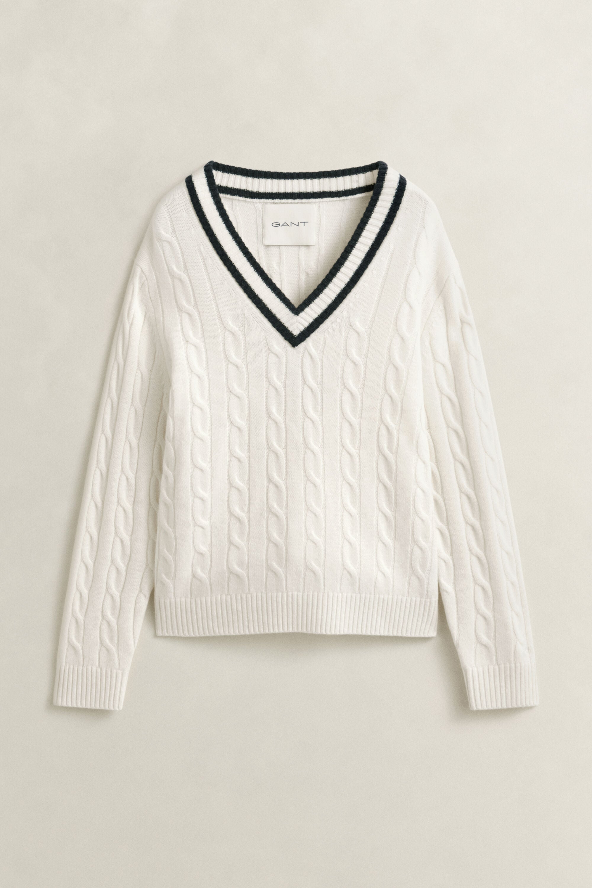 Jersey de punto de ochos de lana merino