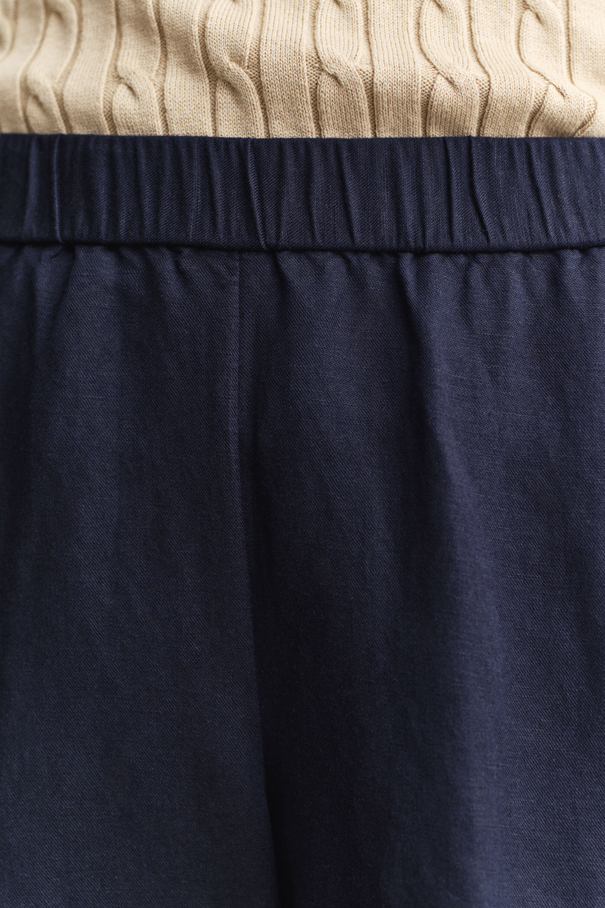 Pantalones cortos de mezcla de lino