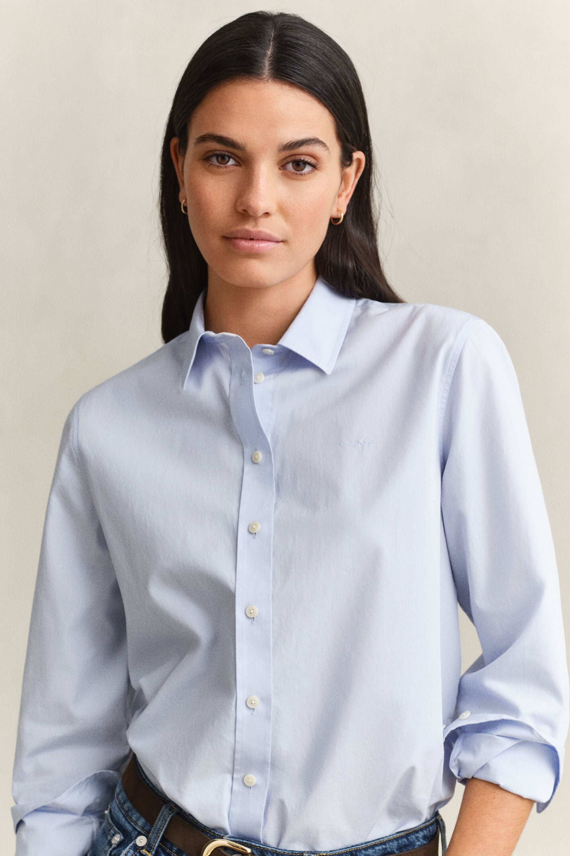 Camisa Regular Fit clásica de popelina