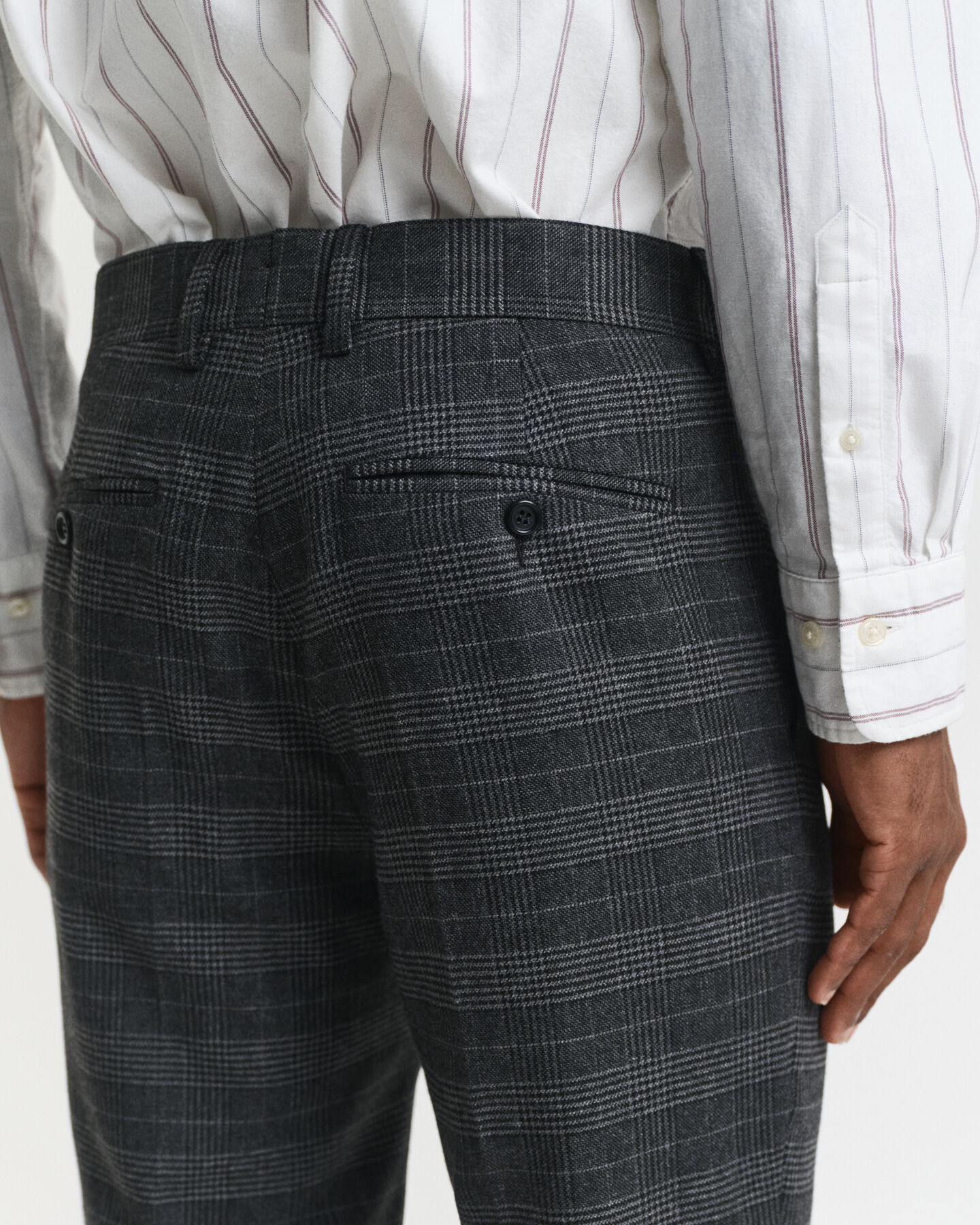 Pantalones de traje Slim Fit de cuadros Glen