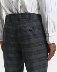 Pantalones de traje Slim Fit de cuadros Glen
