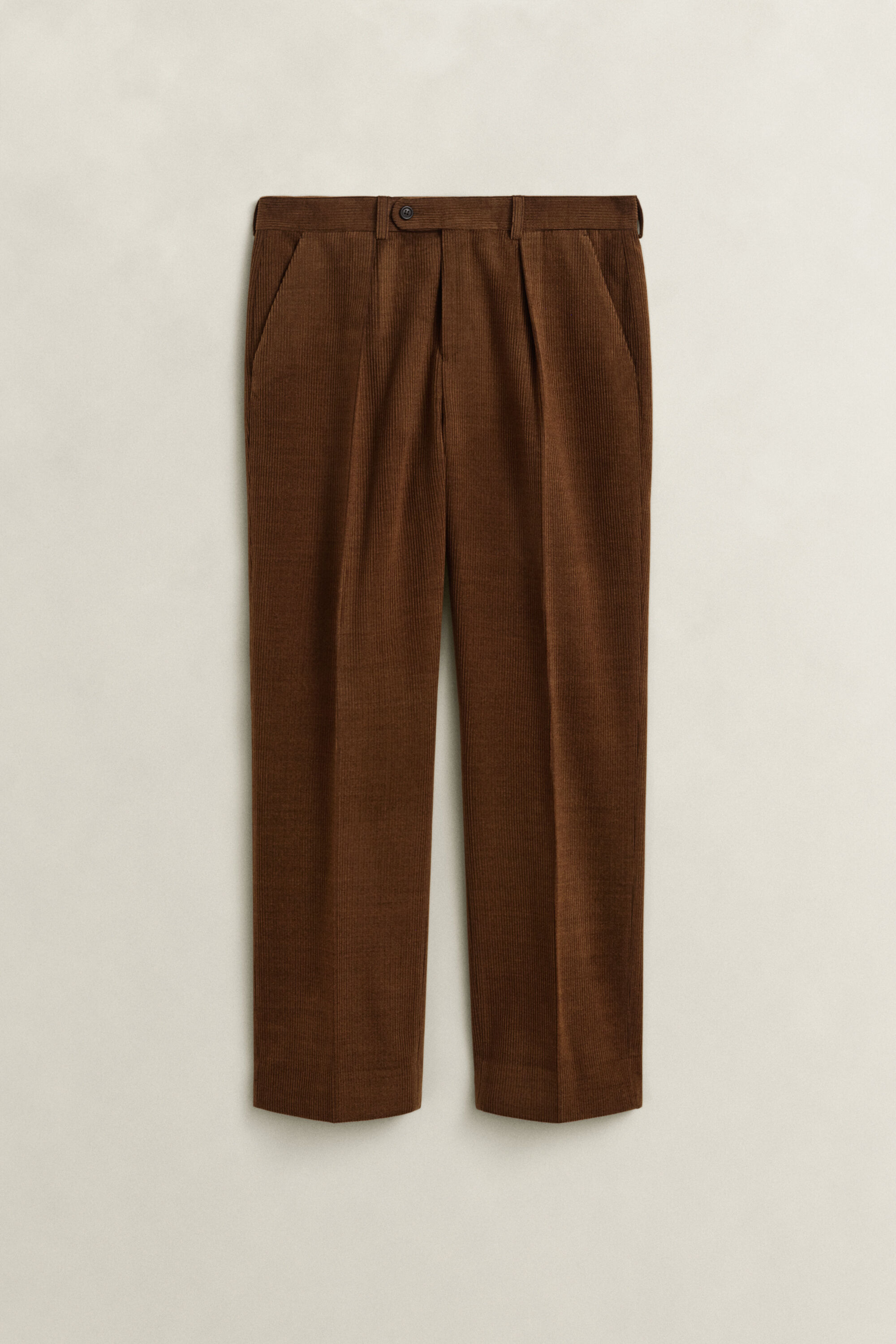 Pantalones de traje de pana de lana Gant x Yale