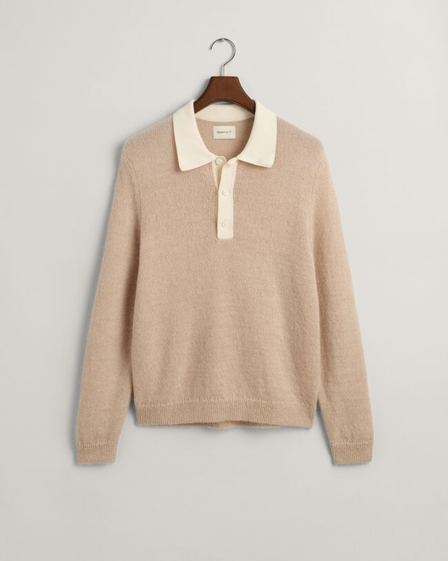 Rugger de algod&oacute;n y dise&ntilde;o de mohair