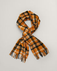 Bufanda tejida de cuadros