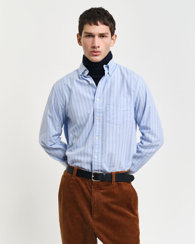 Camisa Oxford Regular Fit Archive a rayas
