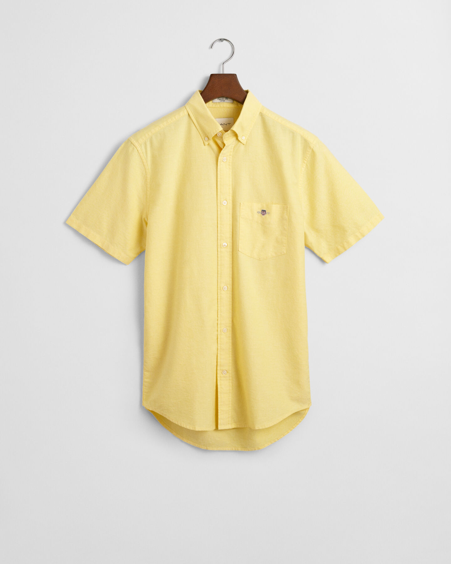 Camisa Oxford Regular Fit cl&aacute;sica de manga corta