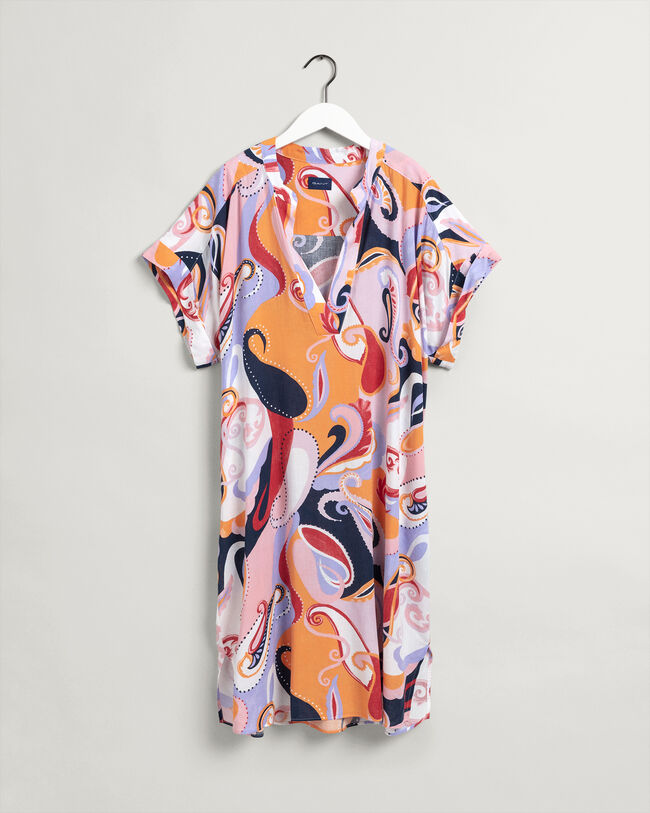 T&uacute;nica con estampado de cachemir