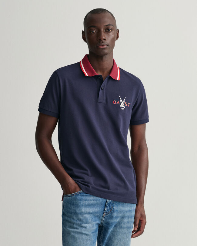 Polo de piqu&eacute; Sail Graphic