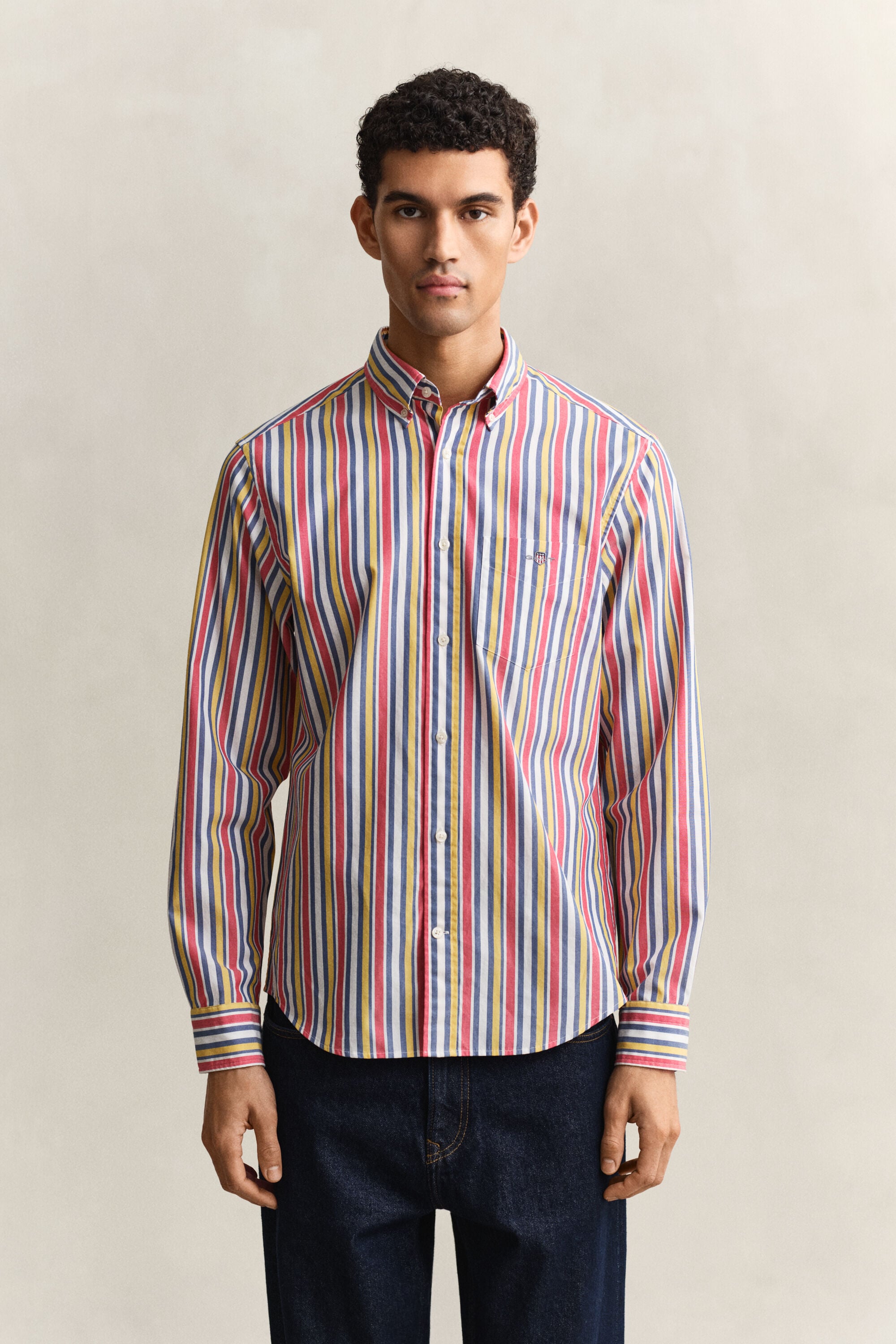 Camisa de popelina mil rayas