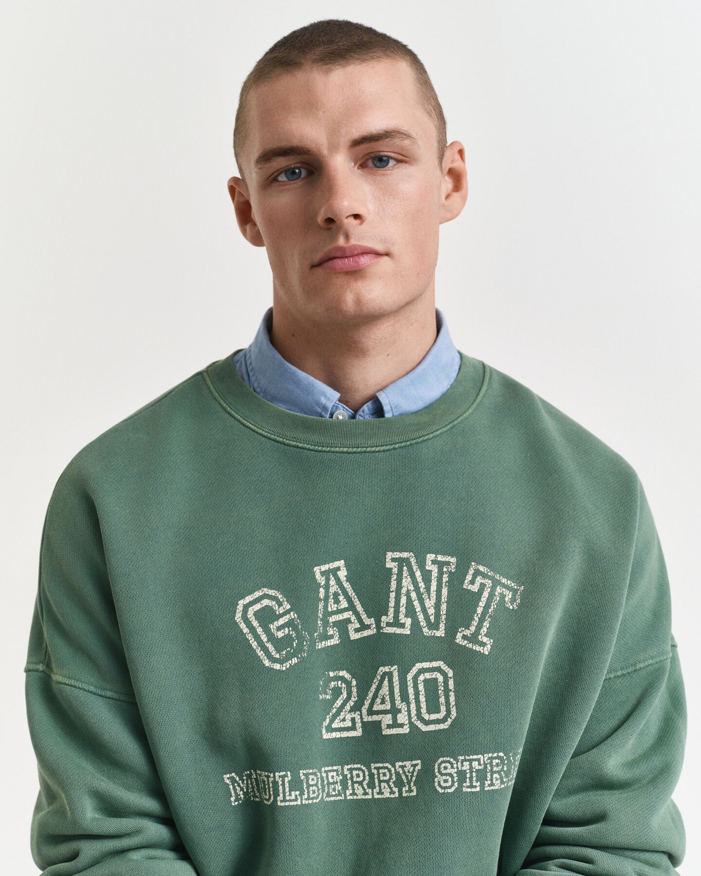 Sudadera de cuello redondo con gráfico