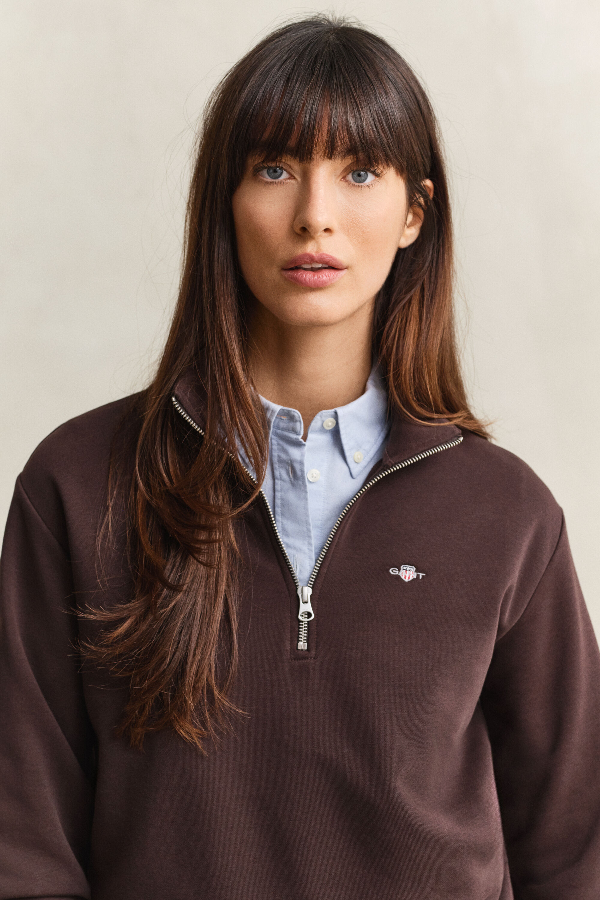 Sudadera Shield con media cremallera