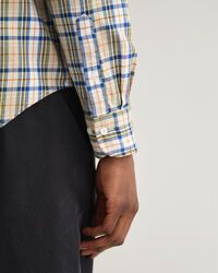 Camisa Regular Fit a cuadros de tela escocesa