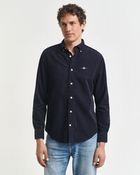 Camisa Regular Fit de pana de algodón