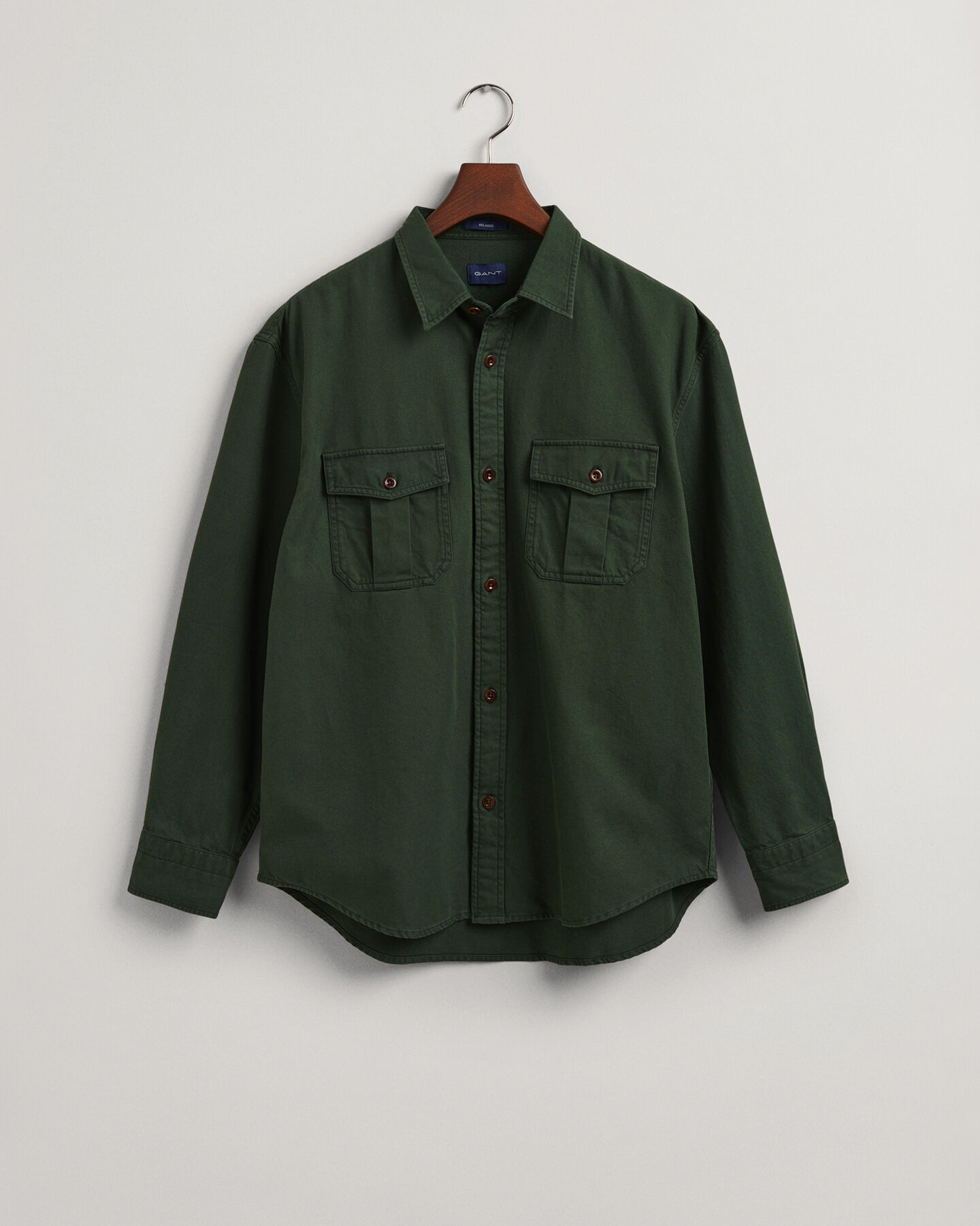 Camisa Relaxed Fit de sarga